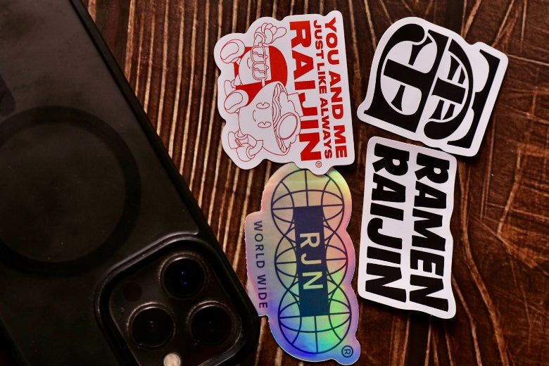 RAMEN RAIJIN Sticker Set (4 Pieces)