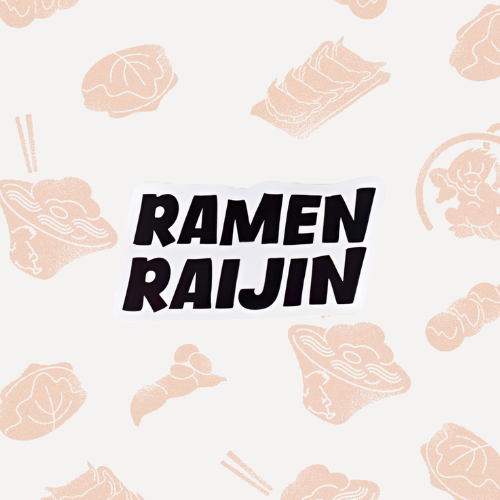 RAMEN RAIJIN Sticker Set (4 Pieces)