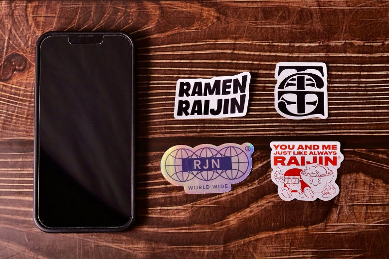 RAMEN RAIJIN Sticker Set (4 Pieces)