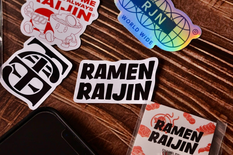 RAMEN RAIJIN Sticker Set (4 Pieces)
